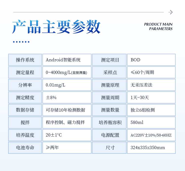 BOD快速测定仪