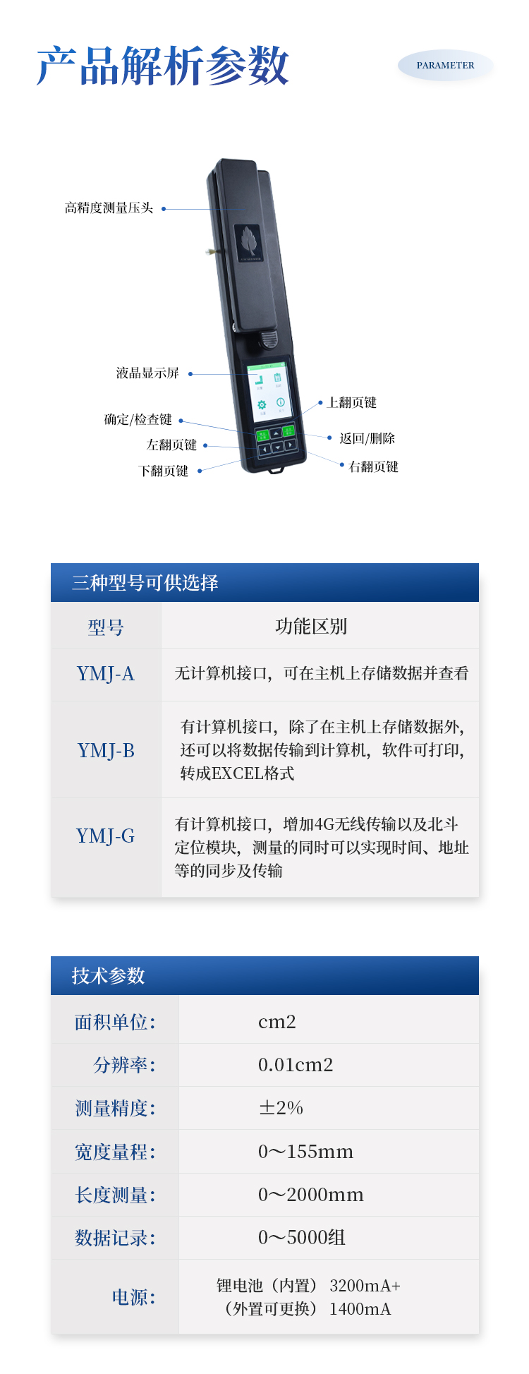 手持式叶面积仪